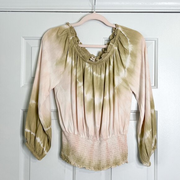 Tie Dye Off-the-Shoulder Top - Picture 1 of 4